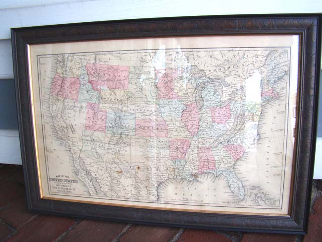 Mitchell's Map of the United States published in 1884.